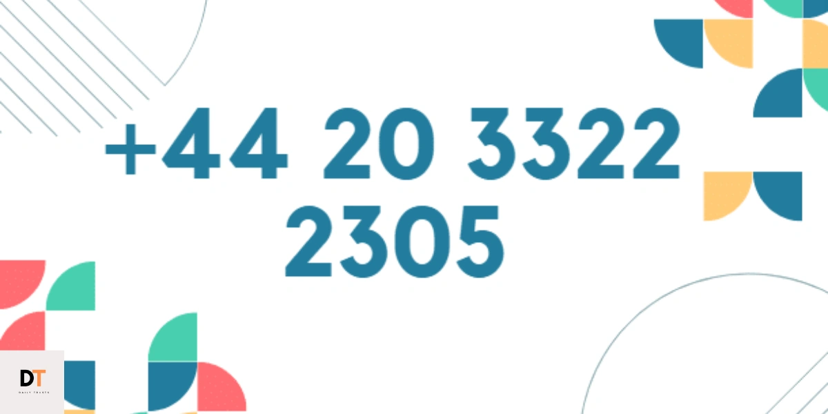 44-20-3322-2305